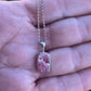 Raw Rhodochrosite Necklace