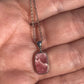 Raw Rhodochrosite Necklace