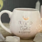 "Fueled by Crystals and Coffee" Ceramic Mug