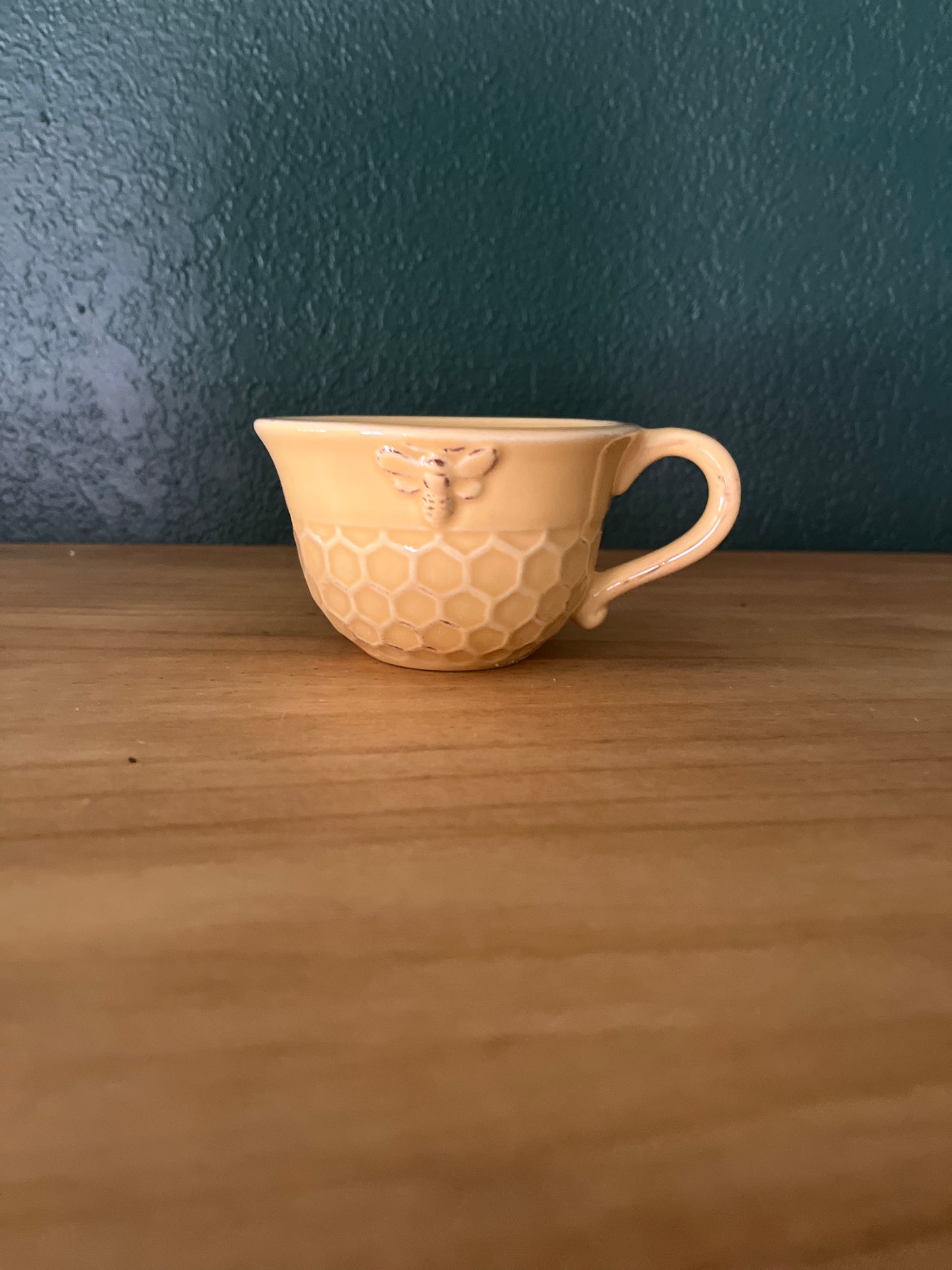 Teacup and Saucer Honeycomb Design - Mug