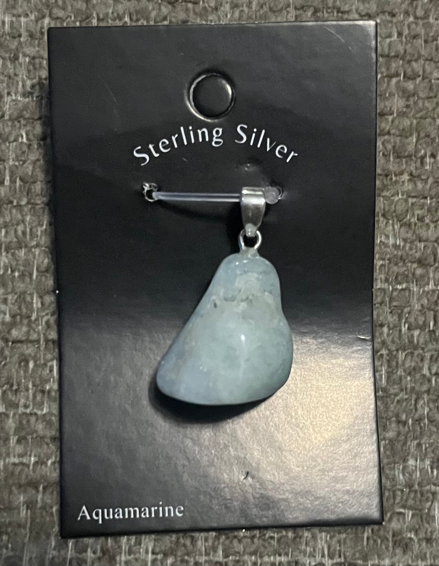 Polished Aquamarine Pendant