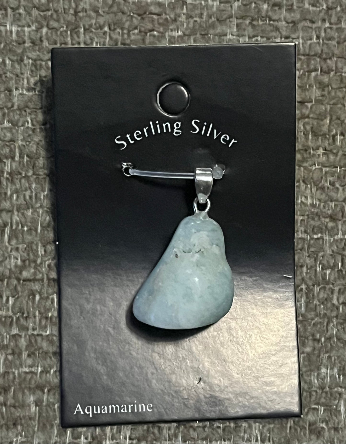 Polished Aquamarine Pendant