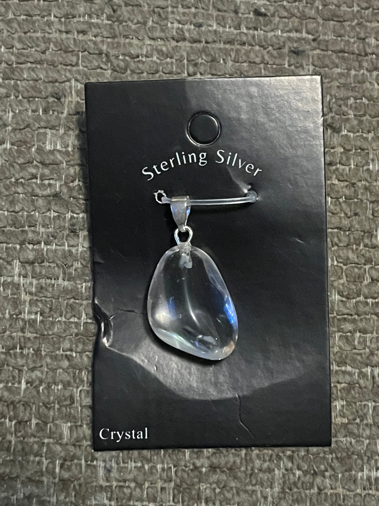 Polished Clear Quartz Pendant