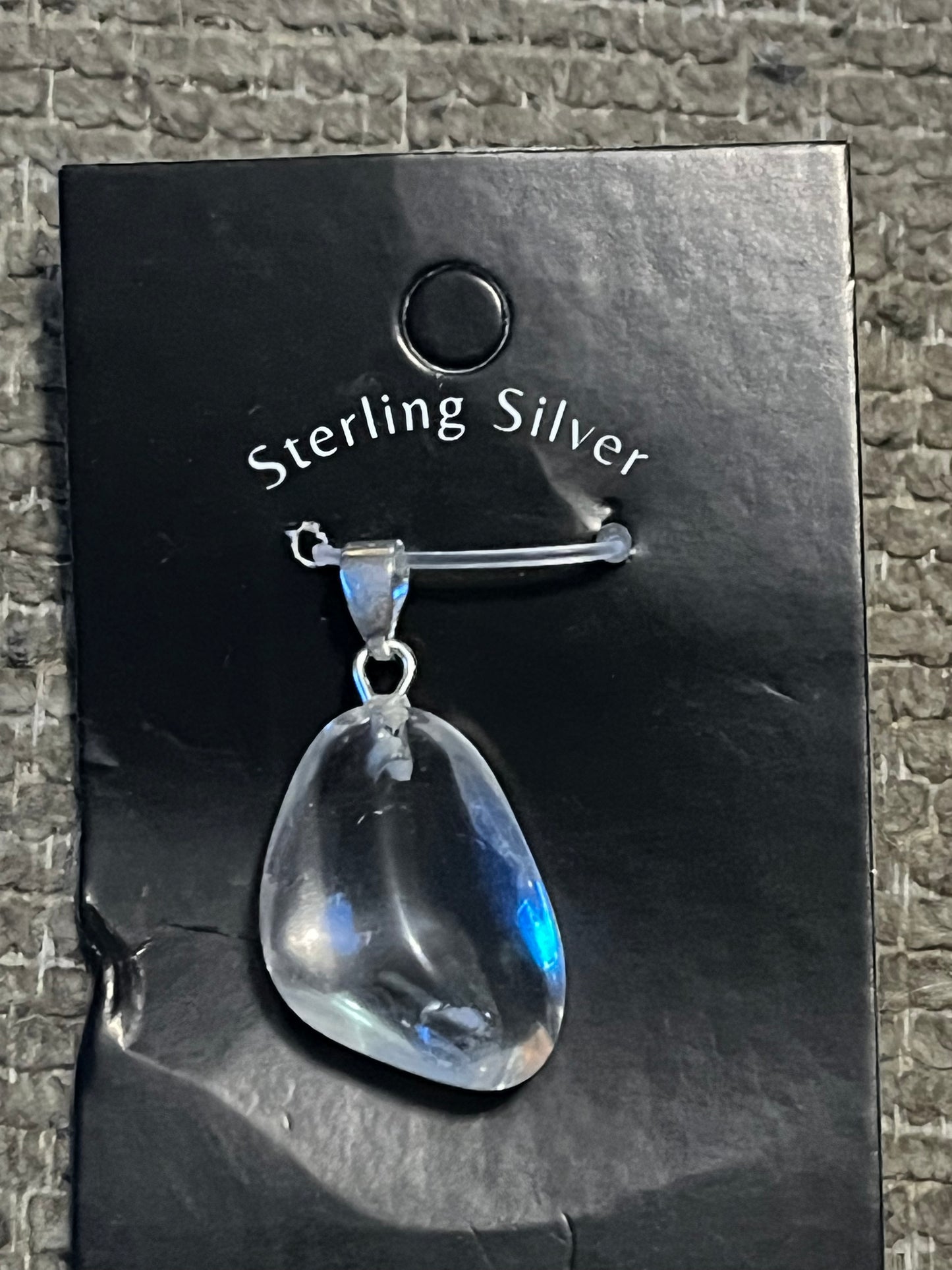 Polished Clear Quartz Pendant