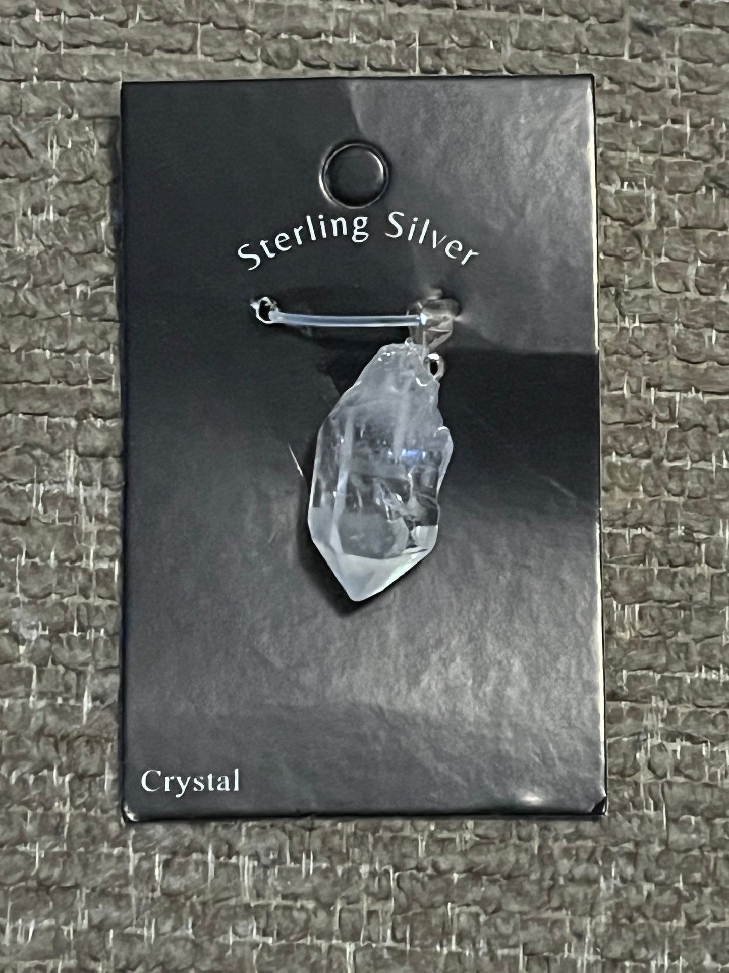 Polished Clear Quartz Pendant