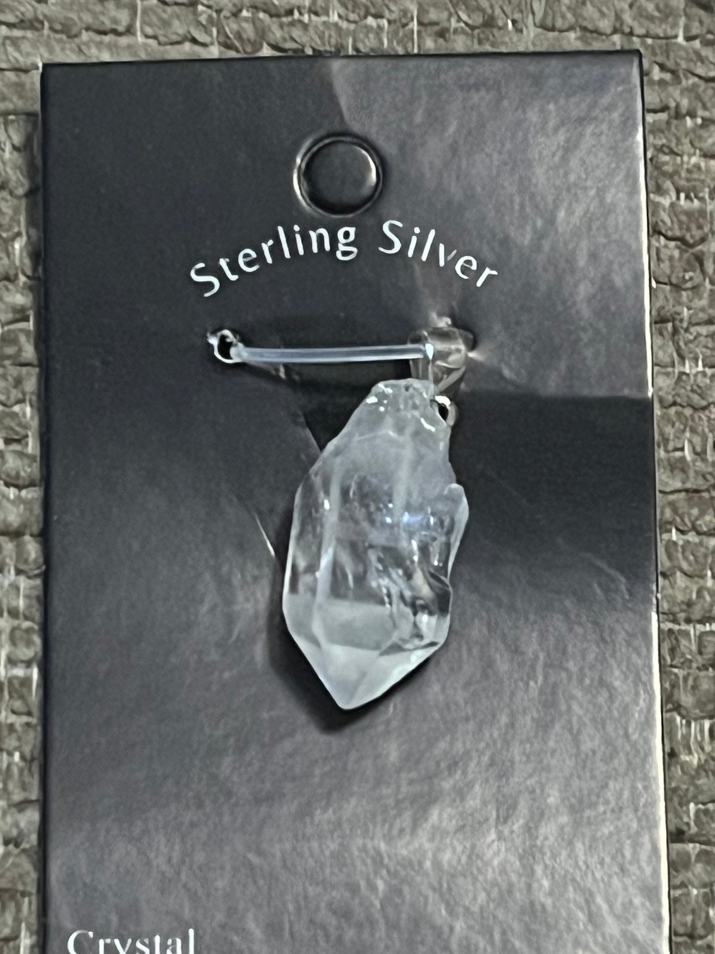 Polished Clear Quartz Pendant