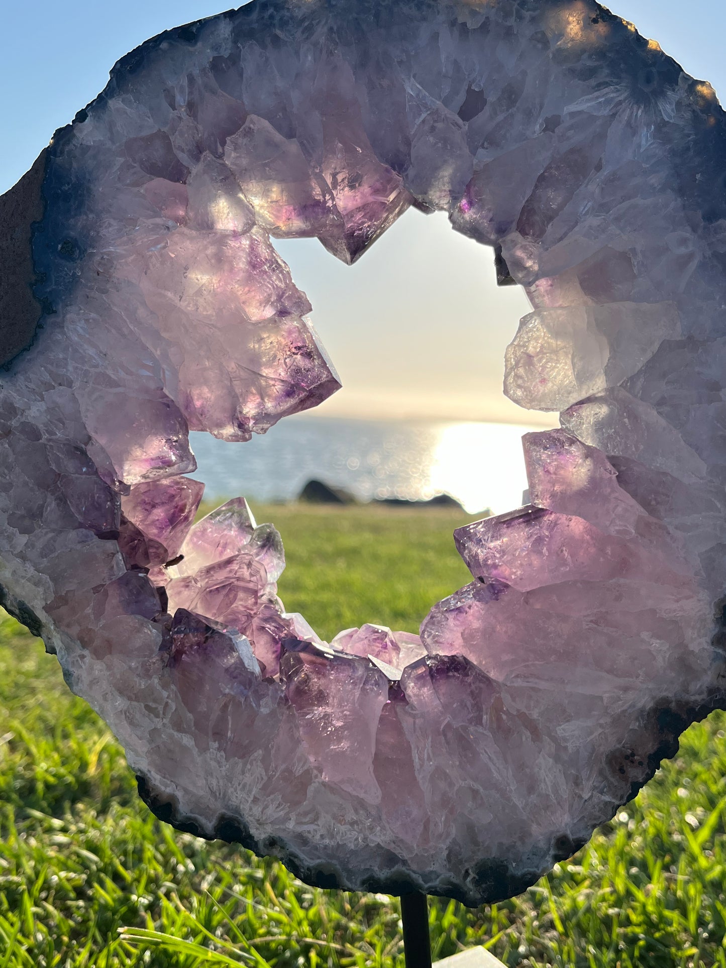 Amethyst Portal on stand