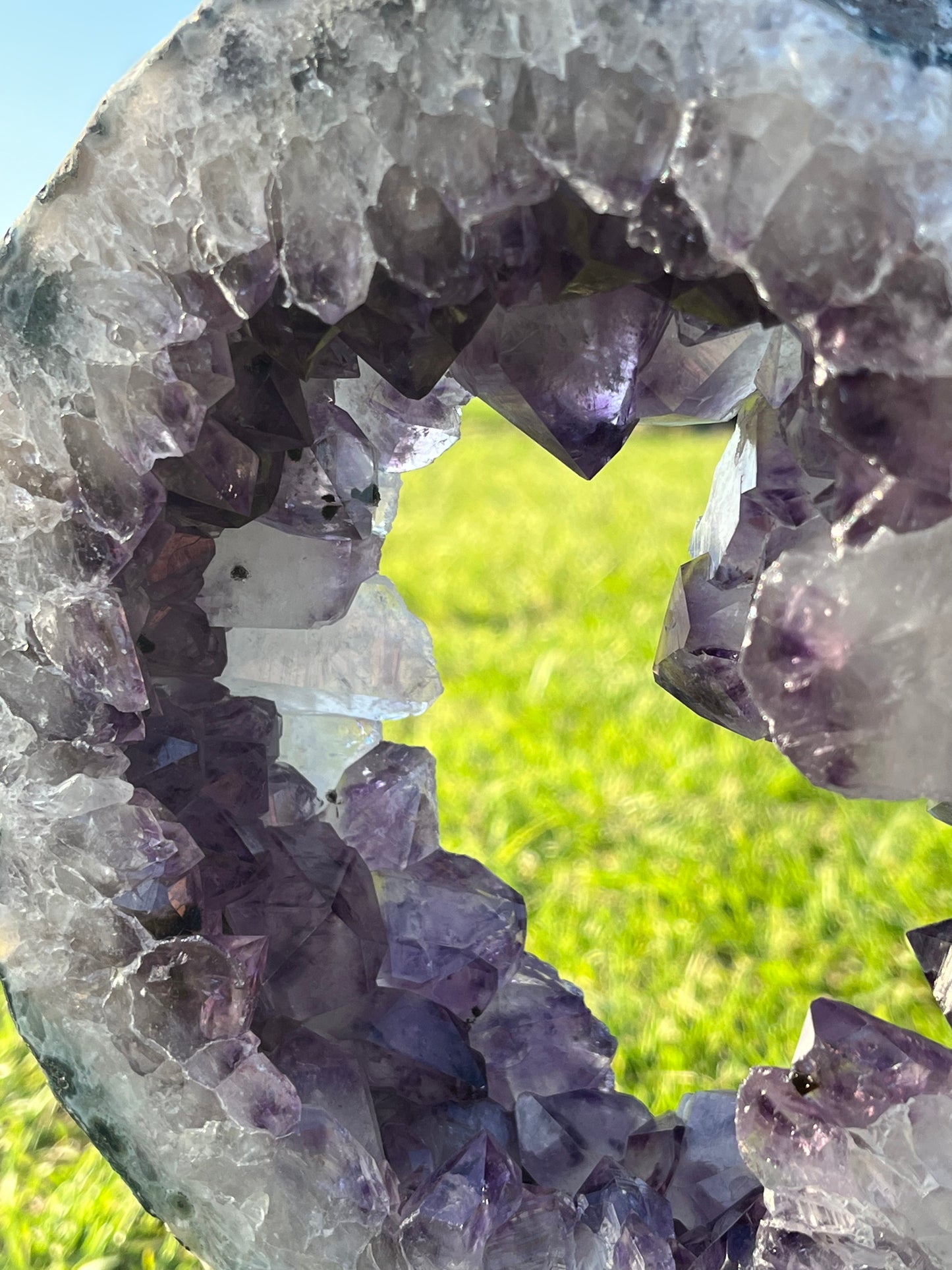 Amethyst Portal on stand