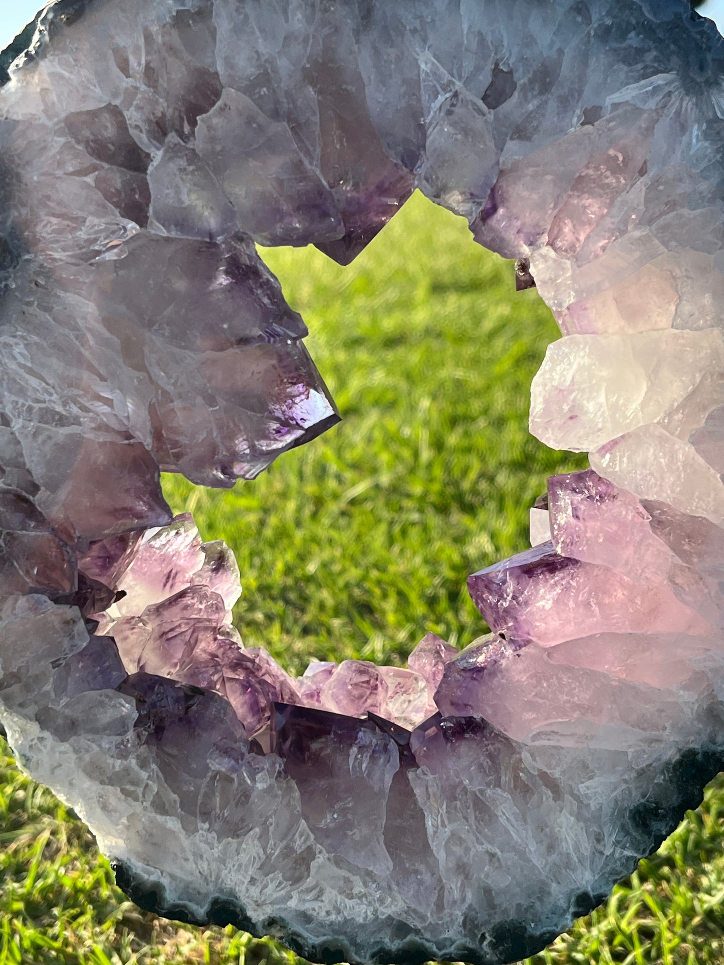 Amethyst Portal on stand