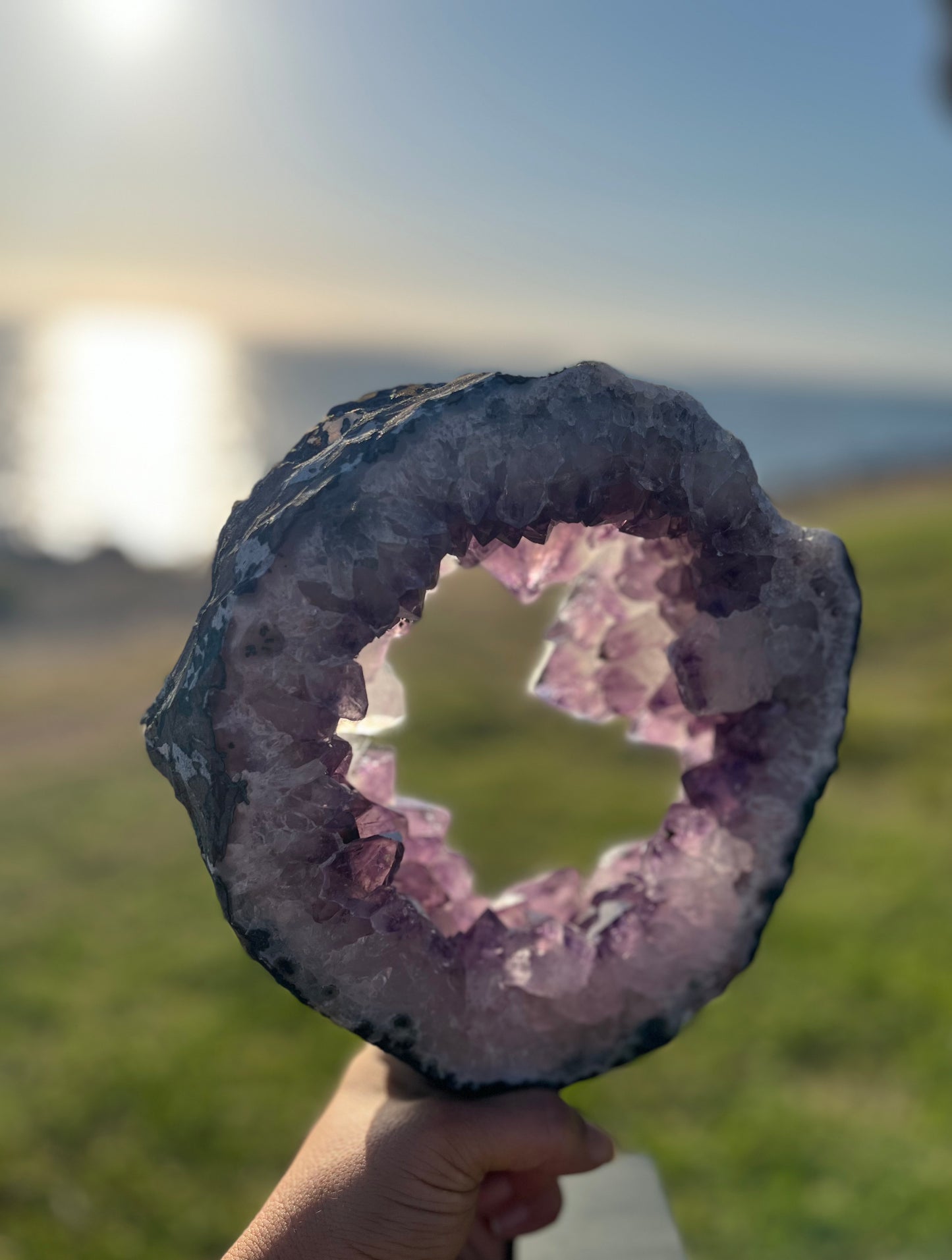 Amethyst Portal on stand