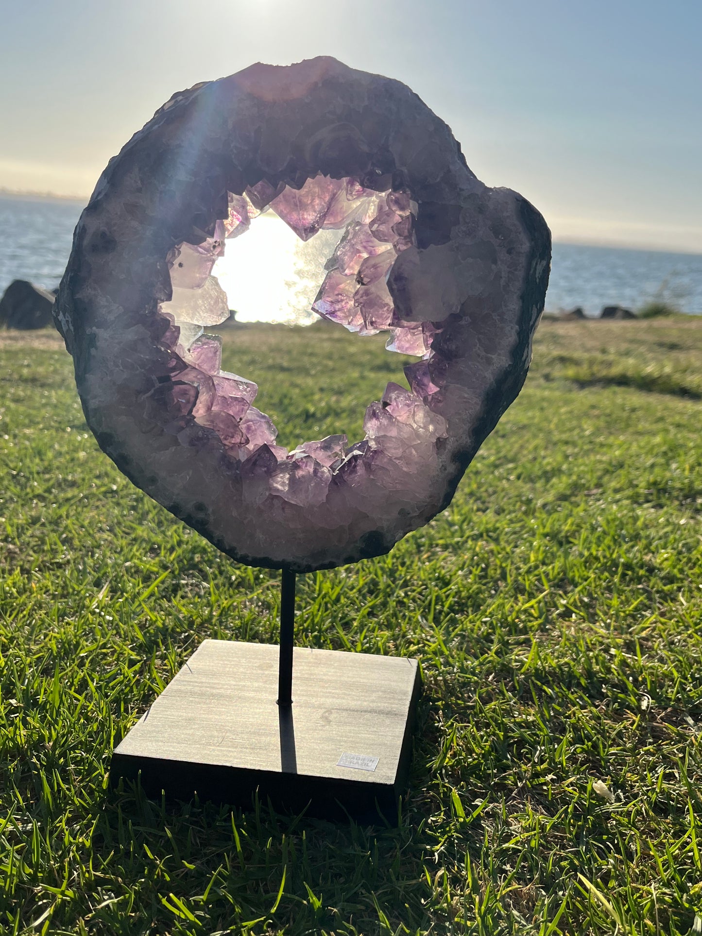 Amethyst Portal on stand