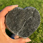 Black Amethyst Heart