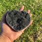 Black Amethyst Heart