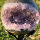 Amethyst Spheres on Stand