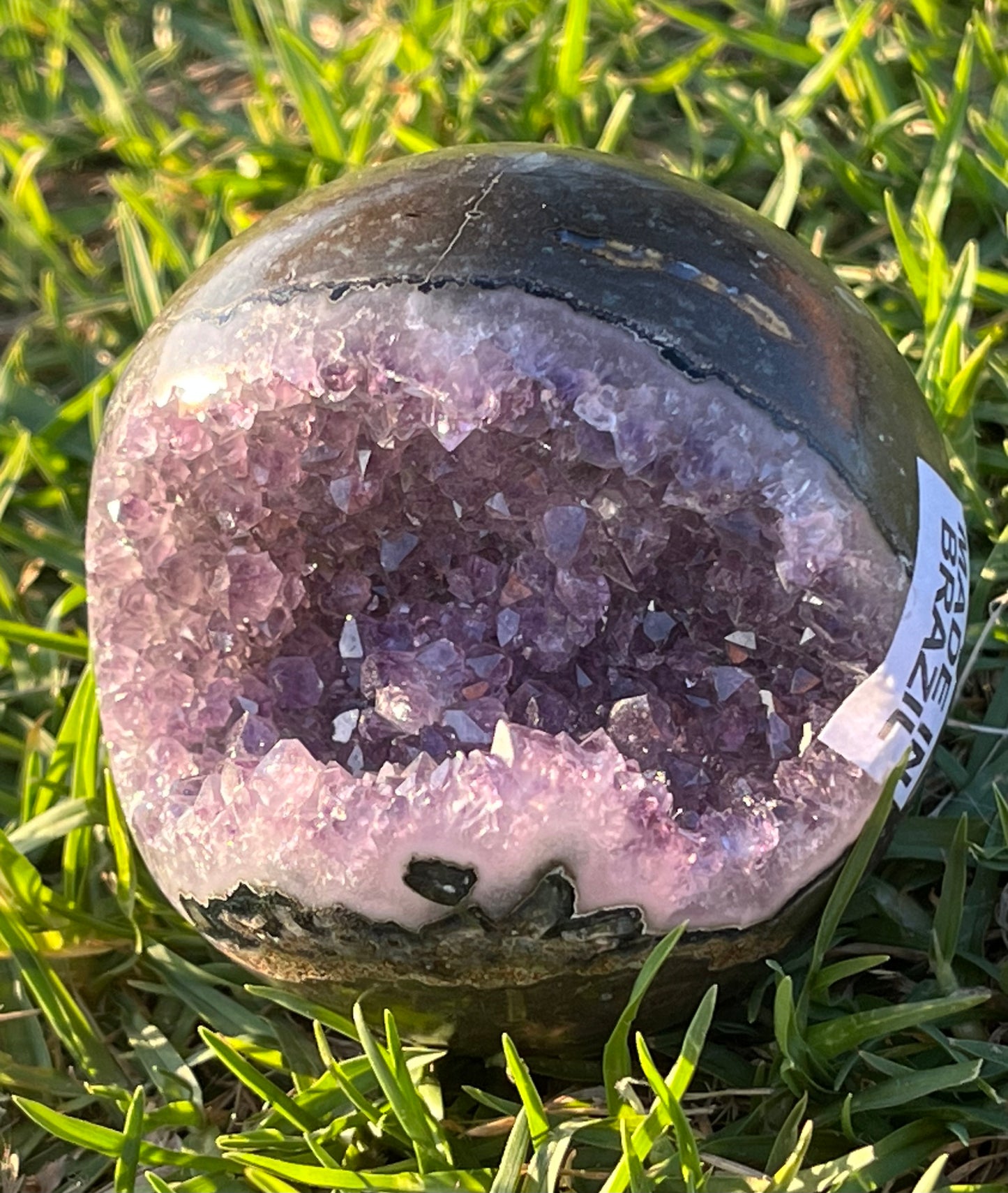 Amethyst Spheres on Stand