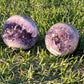 Amethyst Spheres on Stand