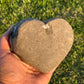 Amethyst Heart with Matrix and Purple Agate