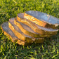 Gold Plated Quartz Coasters