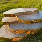 Gold Plated Quartz Coasters