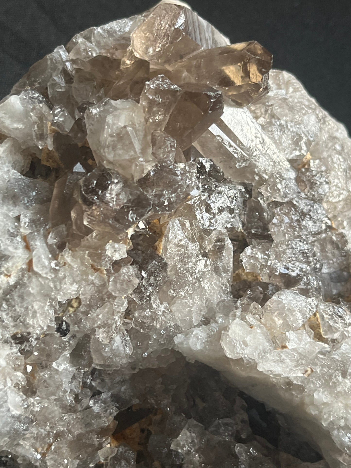 Unbelievable Smoky Quartz Cluster