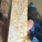 Yellow Crazy Lace Agate Obelisk