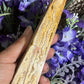 Yellow Crazy Lace Agate Obelisk