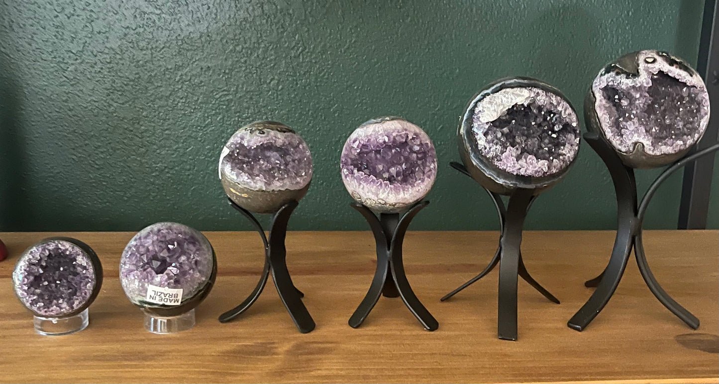 Amethyst Spheres