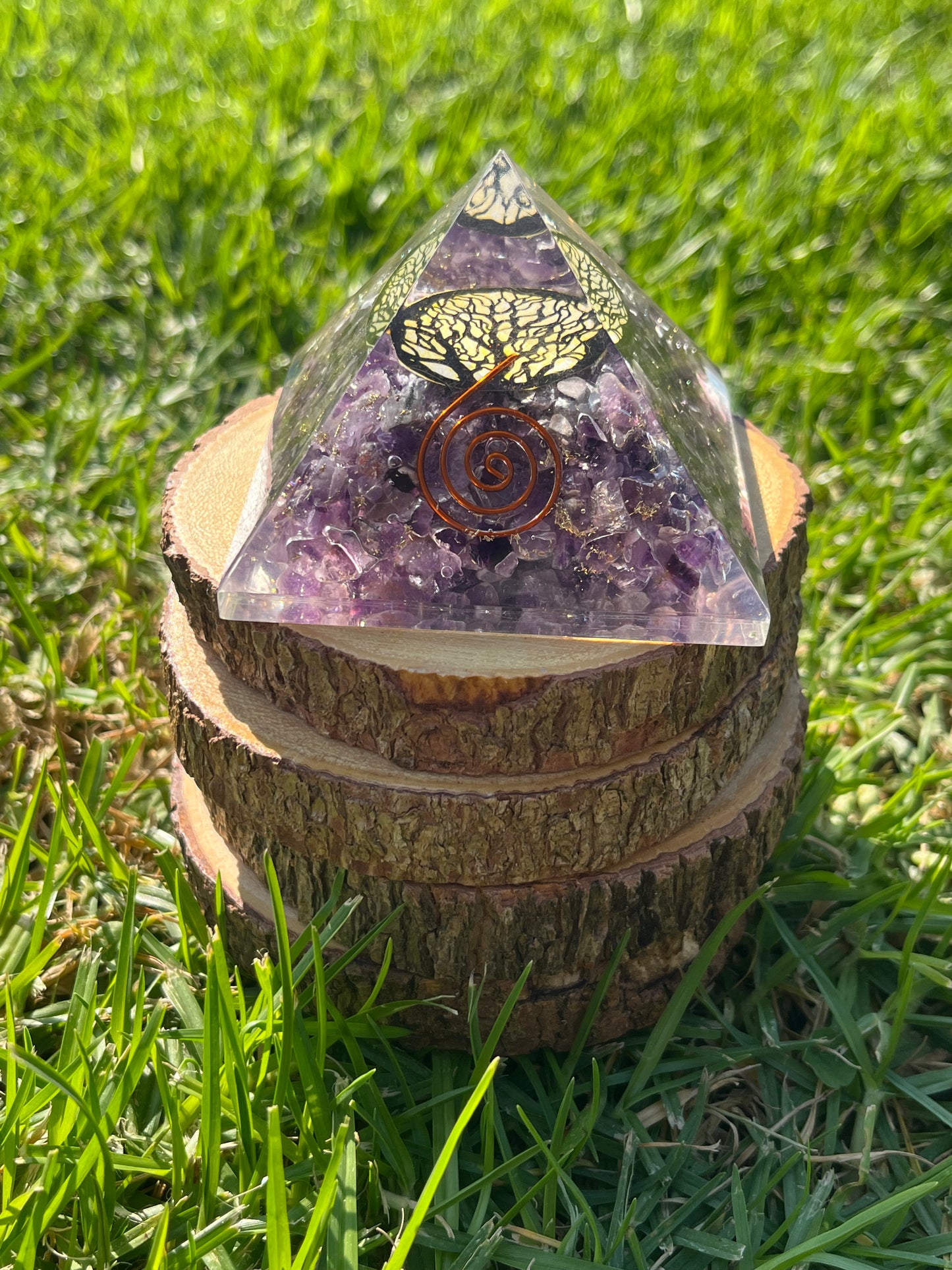 Orgone Pyramid Amethyst