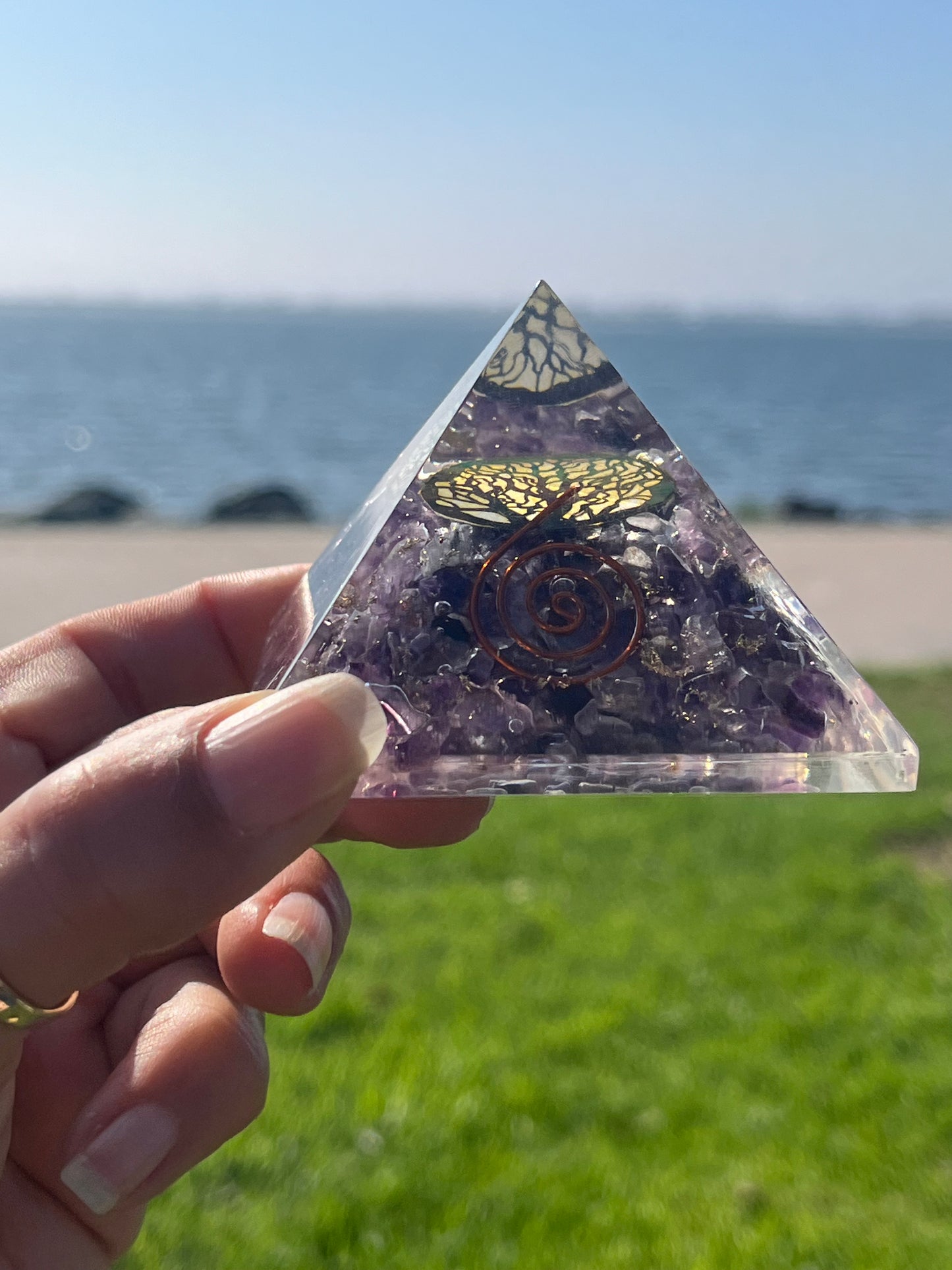 Orgone Pyramid Amethyst