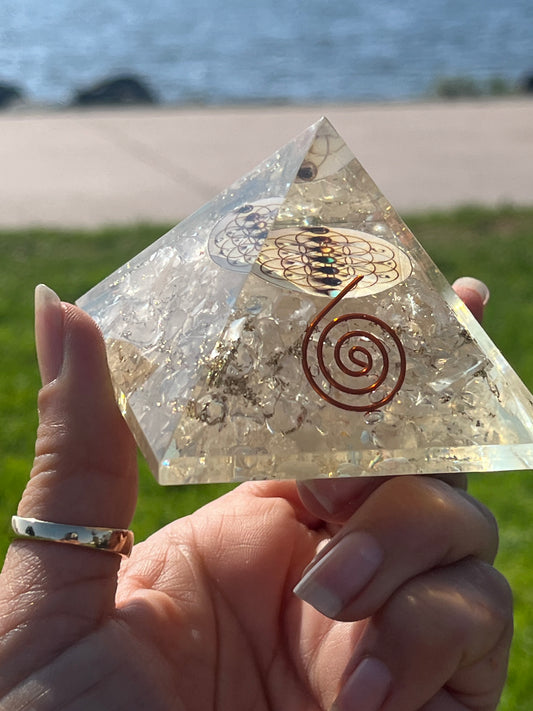 Orgone Pyramid Clear Quartz