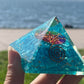 Orgone Pyramid Aqua Quartz