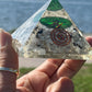 Orgone Pyramid Rainbow Moonstone