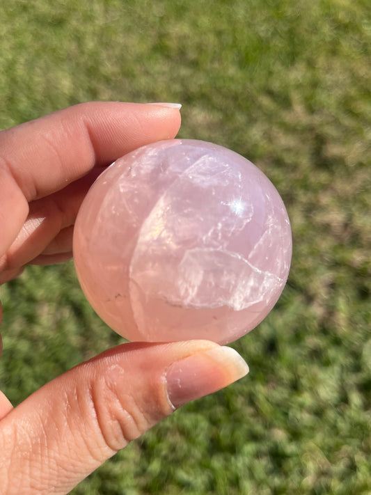 Rose Quartz Sphere 2