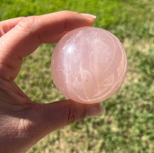 Rose Quartz Sphere 3