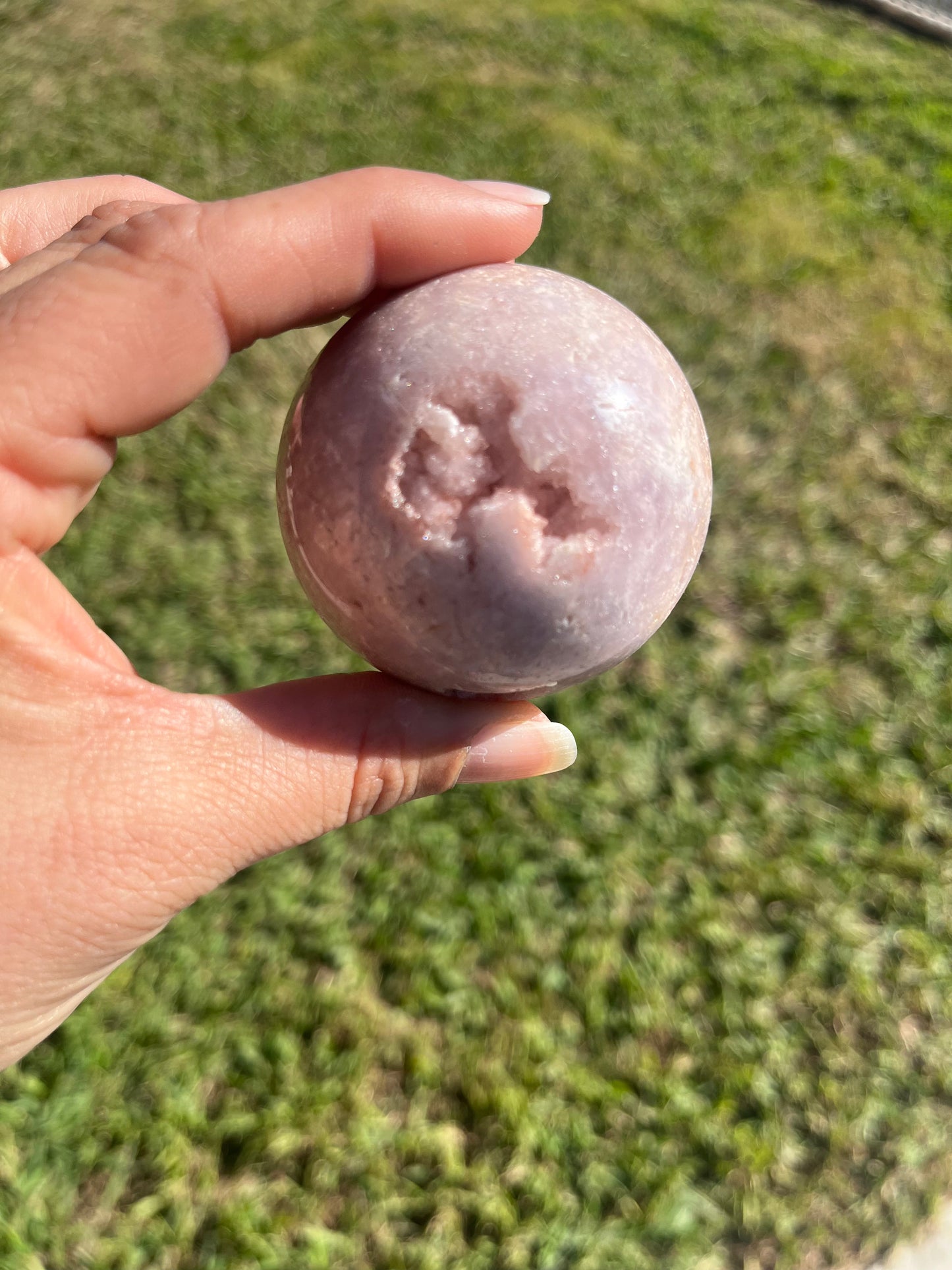 Pink Amethyst Sphere #3