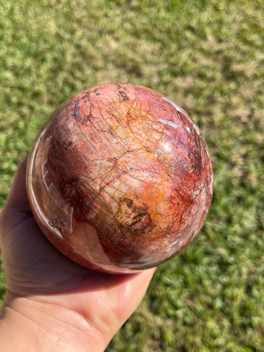 Red Moonstone Sphere