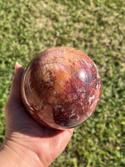 Red Moonstone Sphere