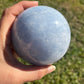 Blue Calcite Sphere