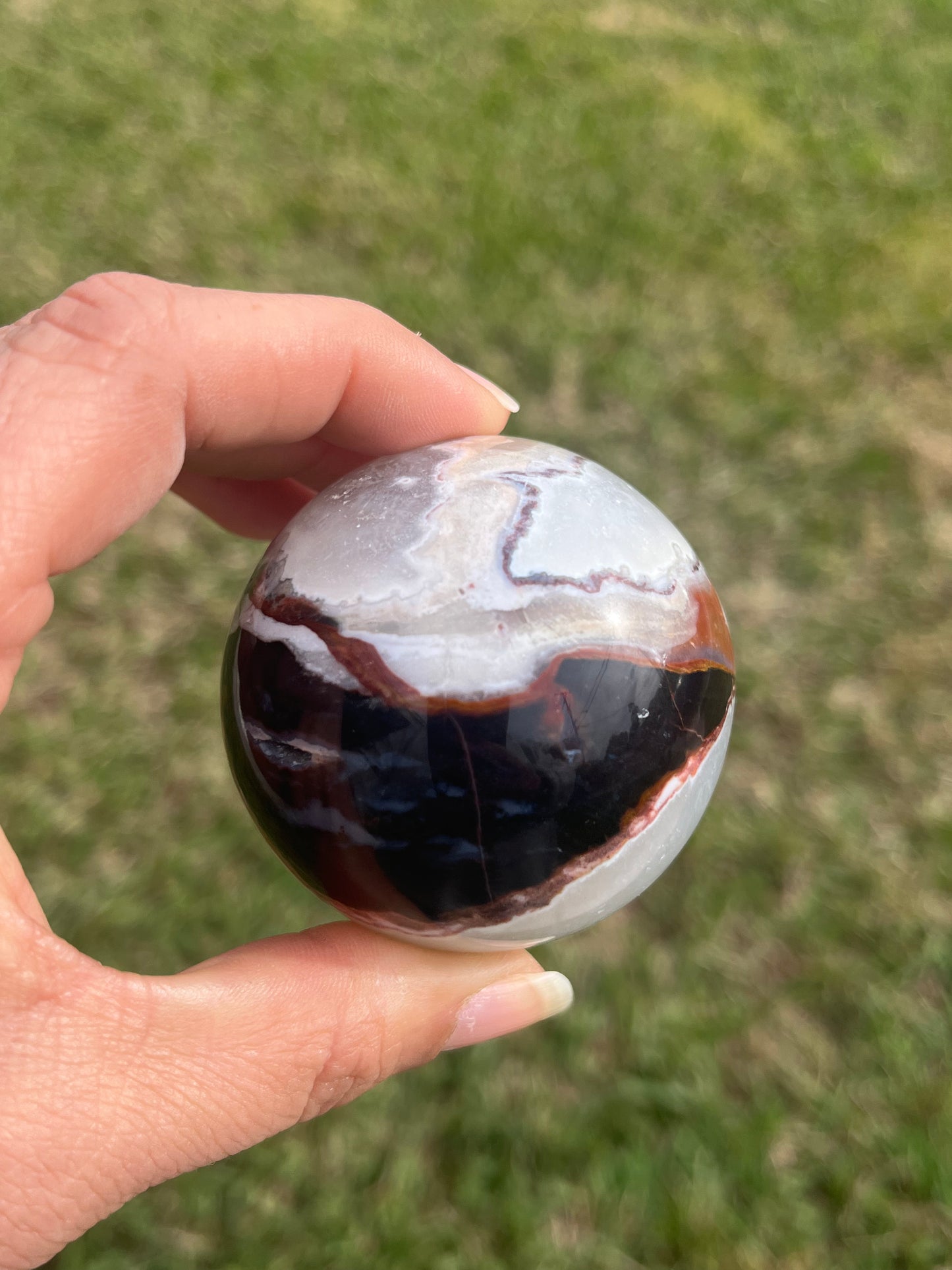 Zebra Jasper Sphere #2