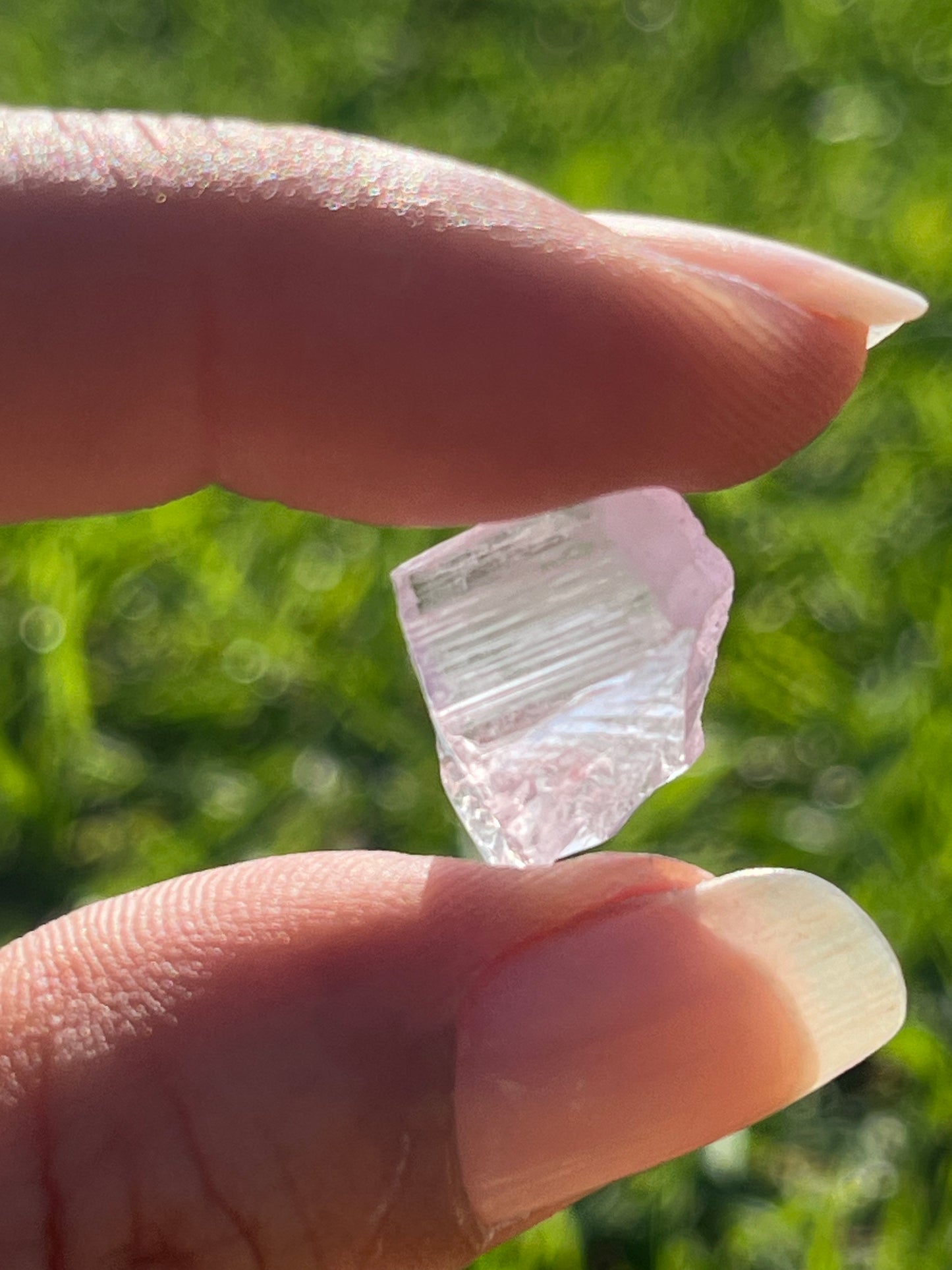 Etched Kunzite Clusters (Rare)