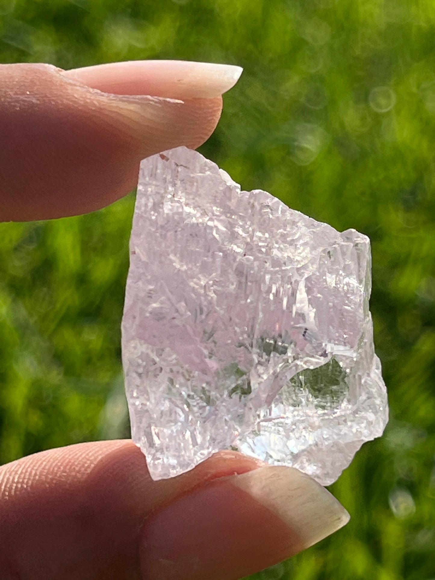 Etched Kunzite Clusters (Rare)