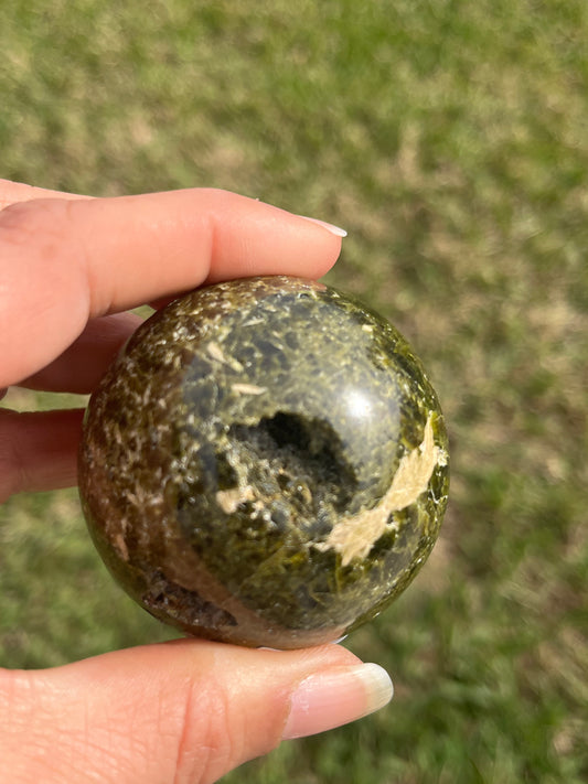 Green Tourmaline Sphere #2