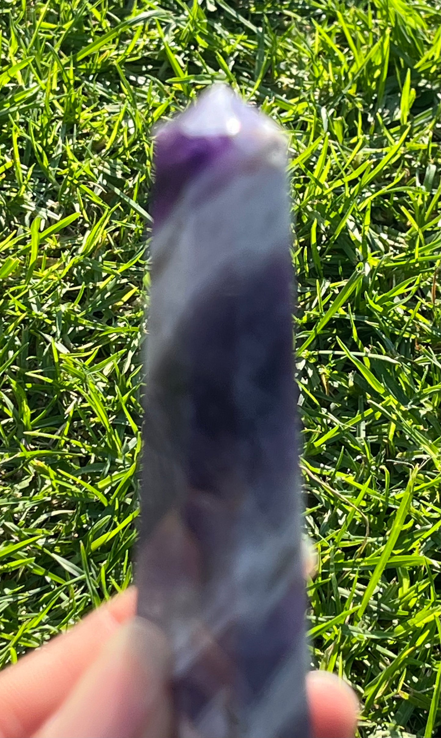 Chevron Amethyst Wands (AAA)