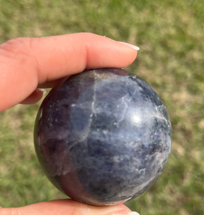 Blue Iolite Sphere