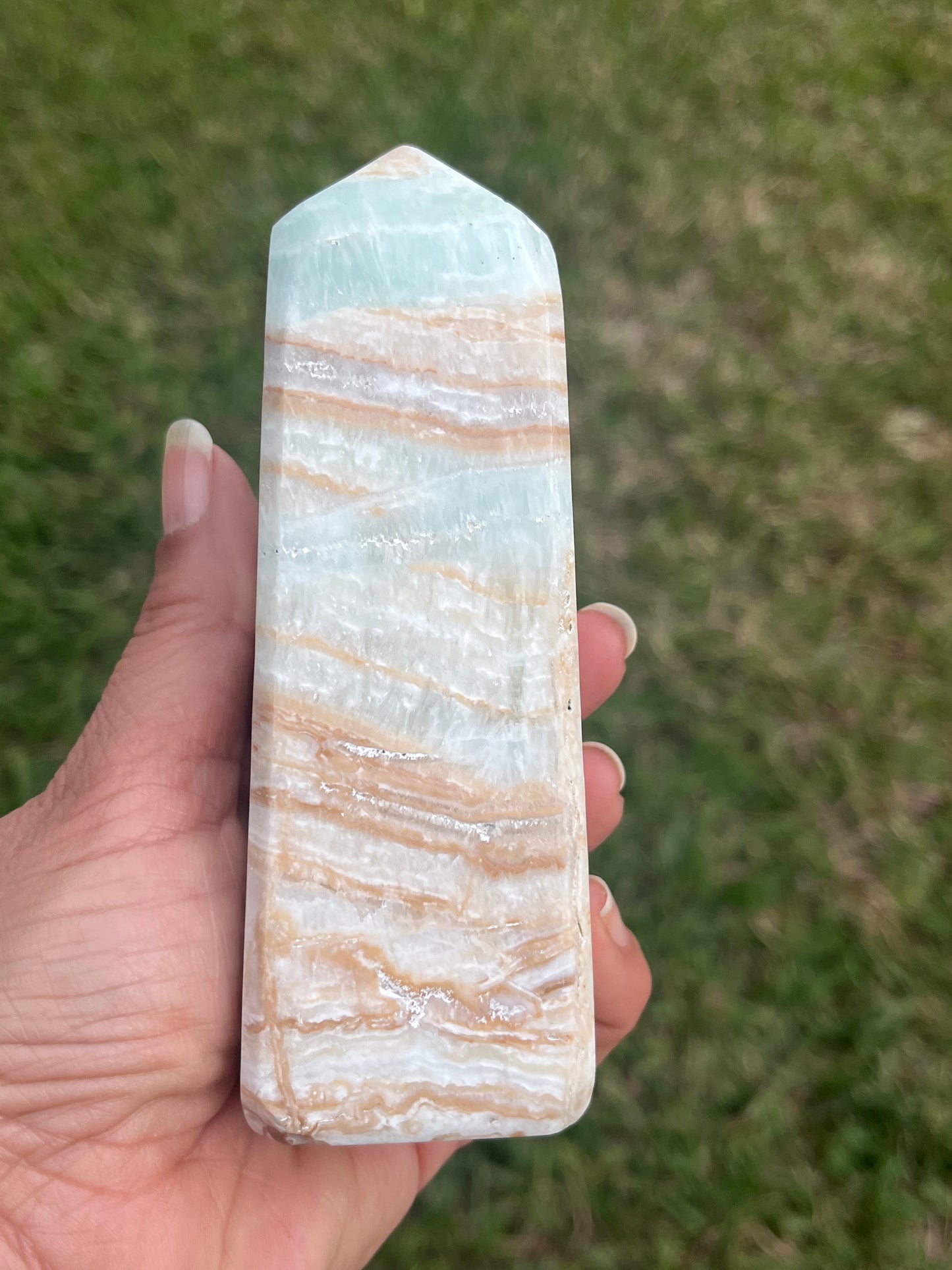 Caribbean Calcite Obelisk