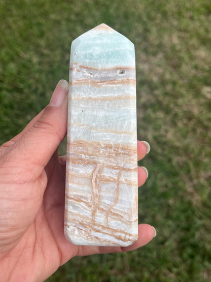 Caribbean Calcite Obelisk