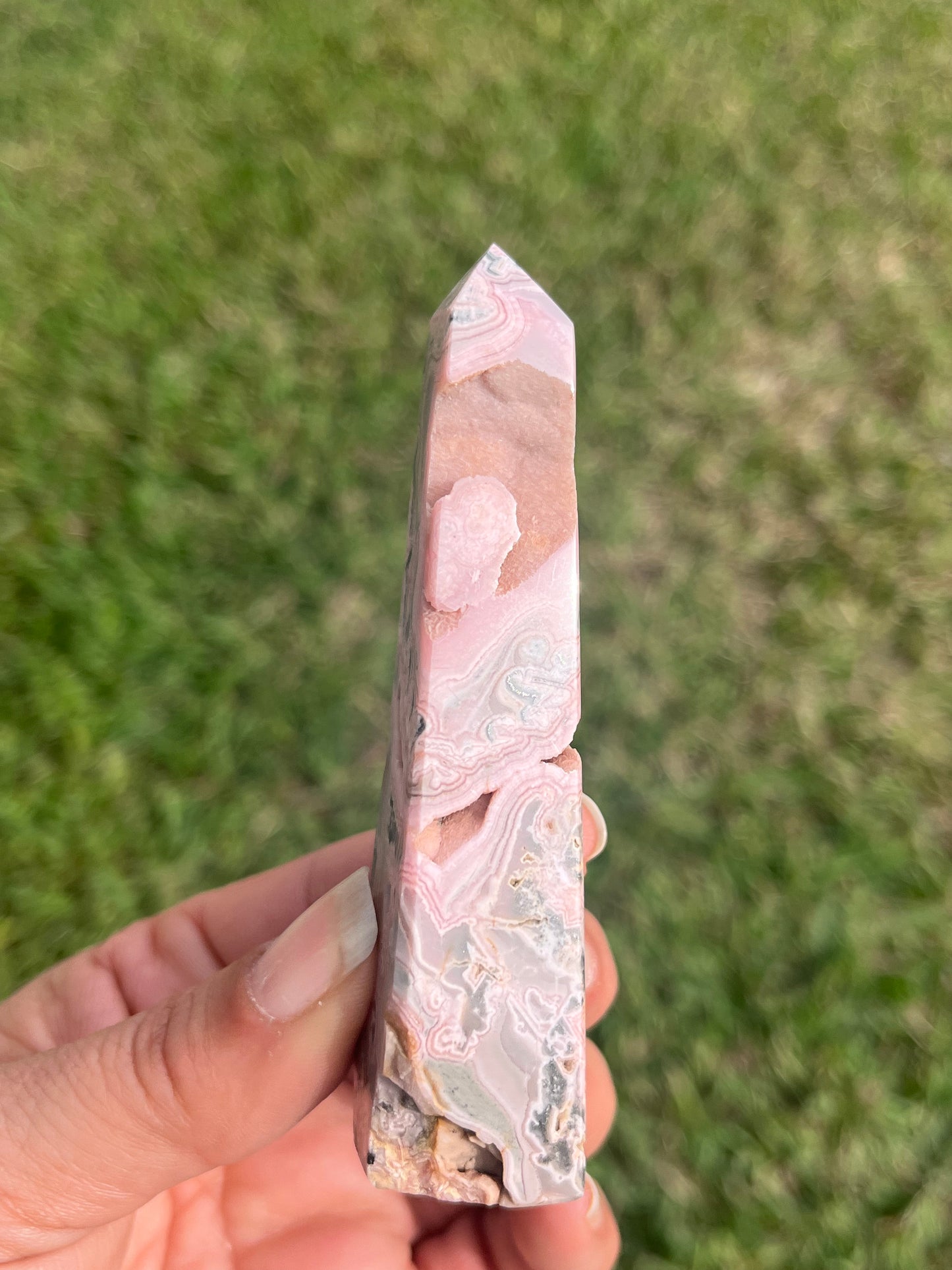 AAA Quality Rhodochrosite Obelisk