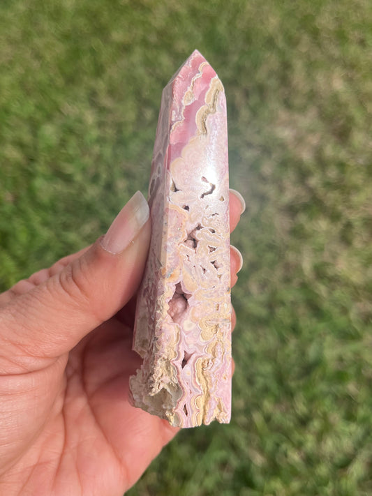 AAA Quality Rhodochrosite Obelisk