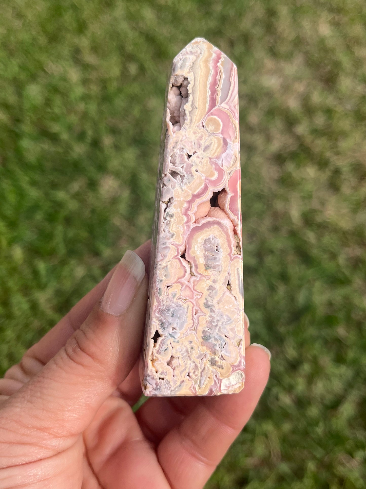 AAA Quality Rhodochrosite Obelisk