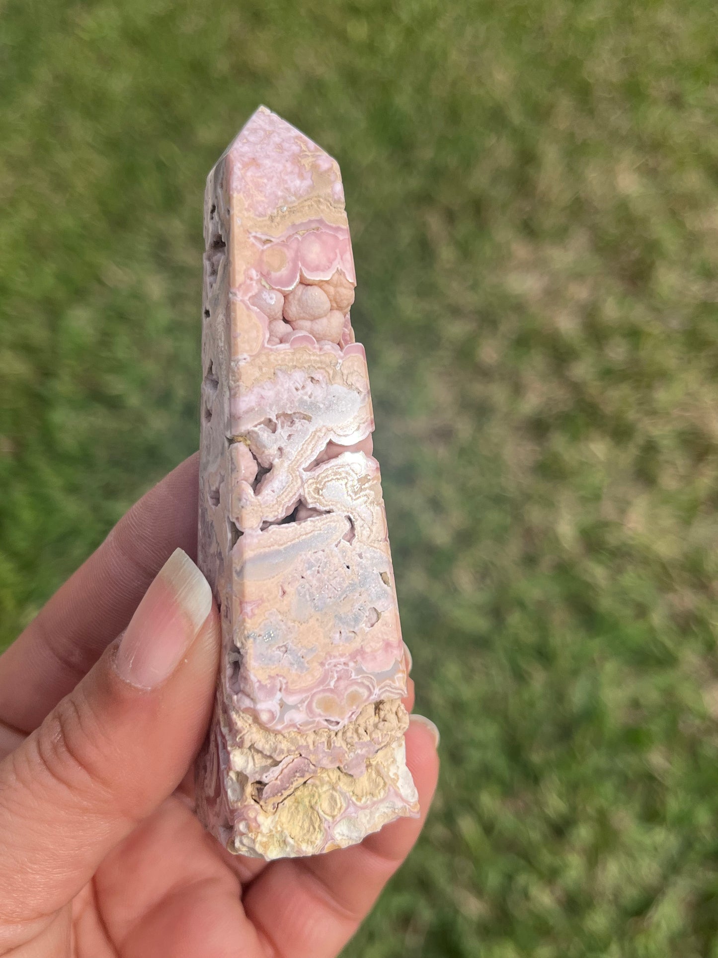 AAA Quality Rhodochrosite Obelisk